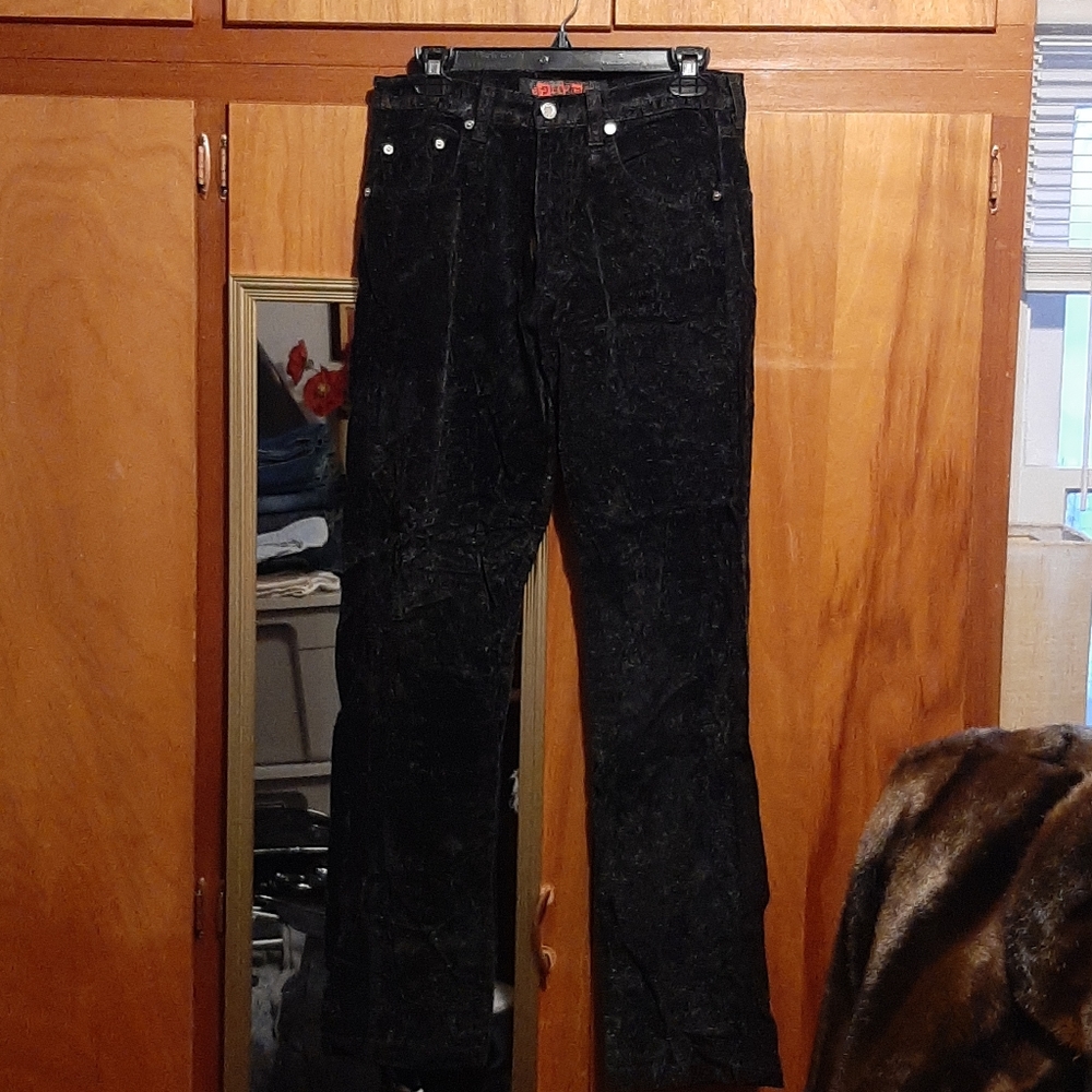 COPY - Womens glitter suede pants